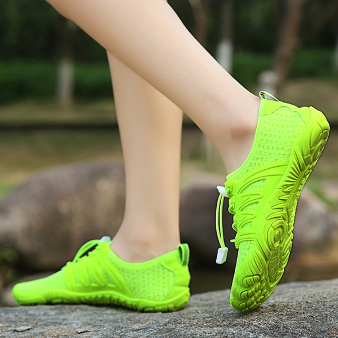 Barefoot Minimalist Shoe – Neon Run Women Kinetic Yellow