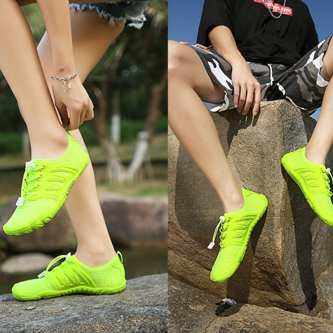 Barefoot Minimalist Shoe – Neon Run Women Kinetic Yellow